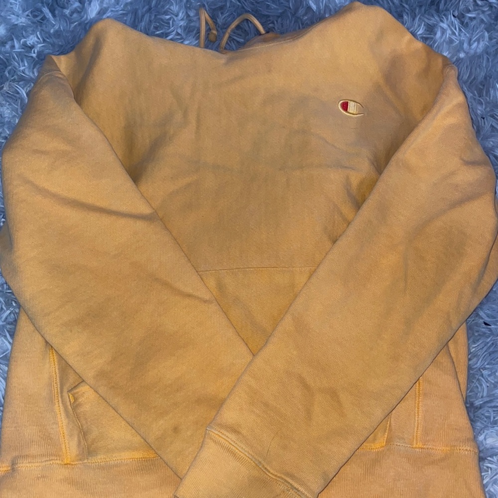 Orange champion hoodie